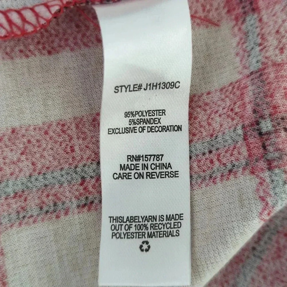 JOLIE & JOY Plaid Dress With Faux Leather Buckle Straps NWT! - Picture 11 of 12